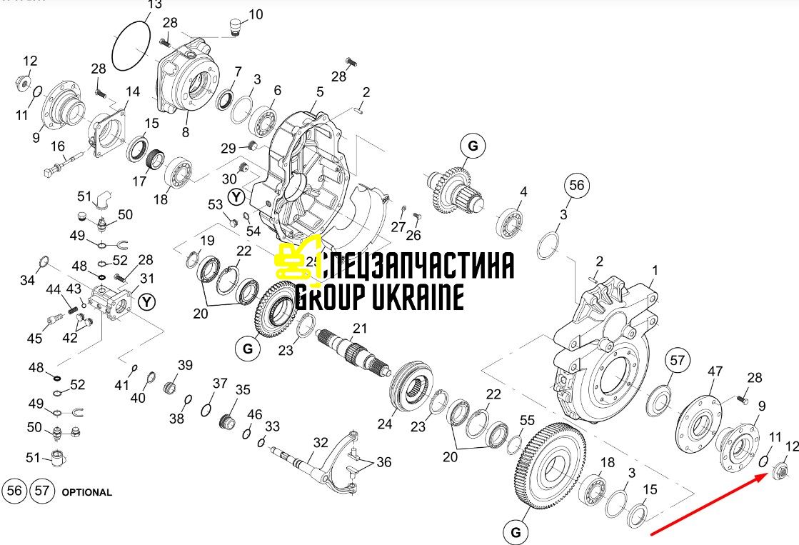 71482479 Гайка New Holland 357.14.139.01