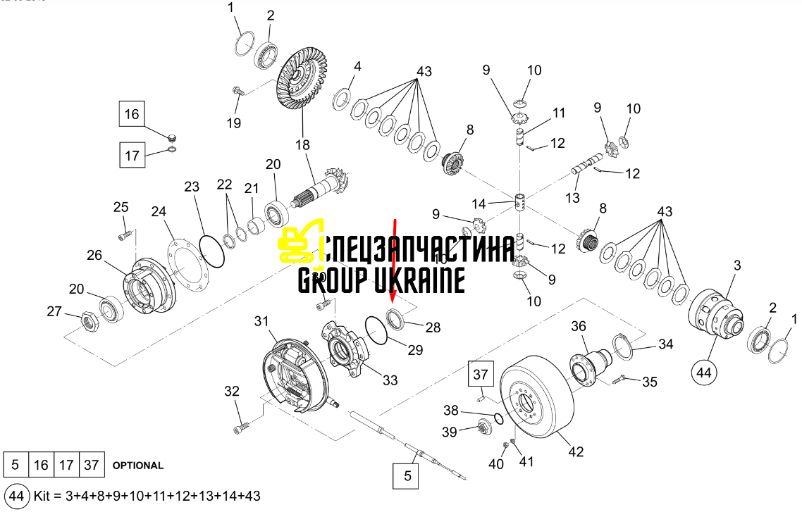 Пористая прокладка New Holland, CNH