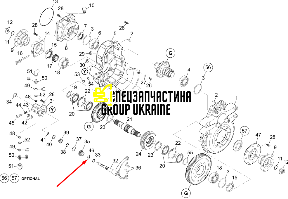 Уплотнительное кольцо New Holland, CNH