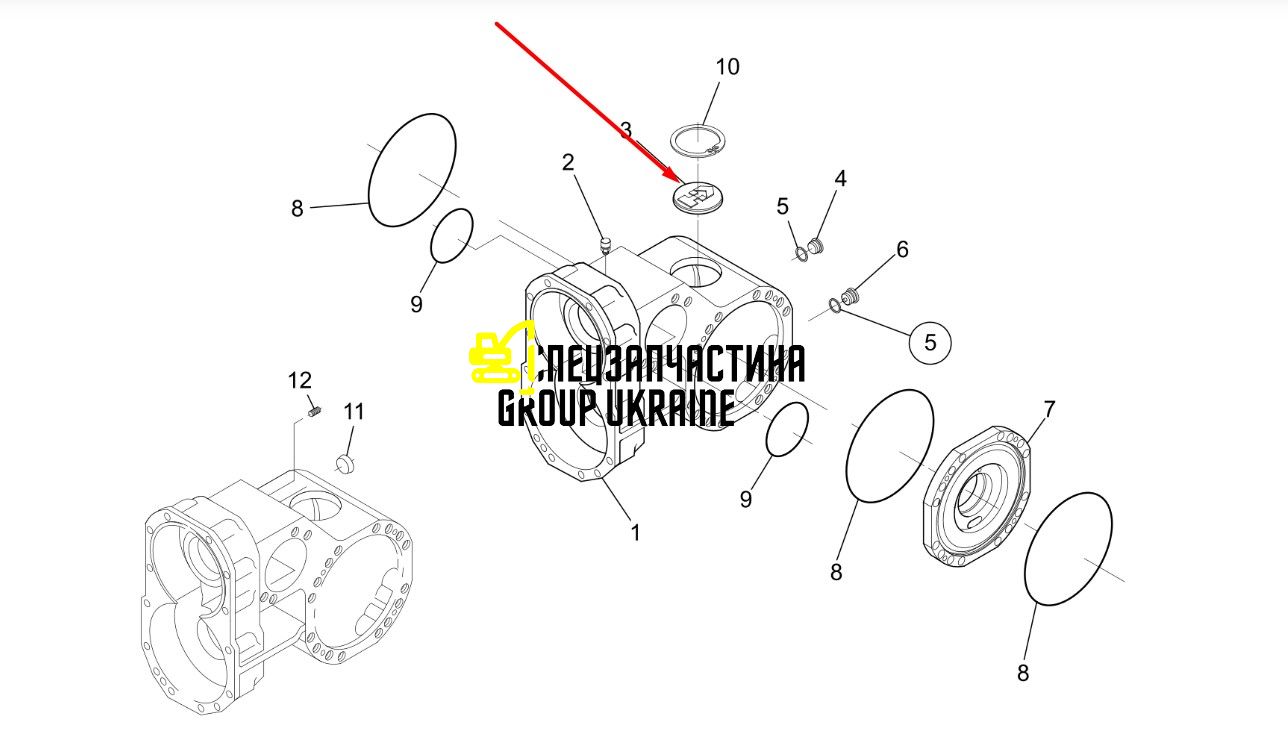 71491255 Крышка New Holland