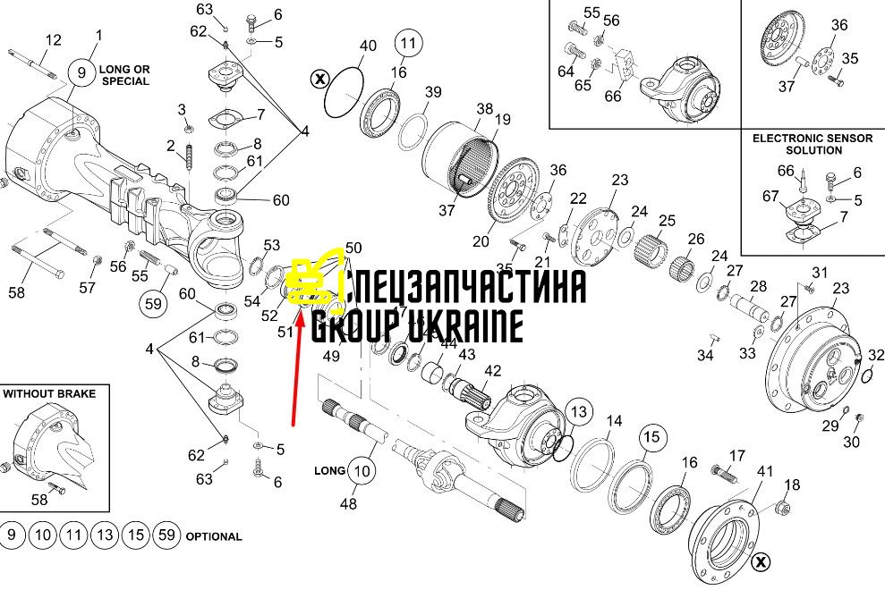 76086046 (729.06.009.01) Уплотнительное кольцо New Holland, Dana Spicer 55X80X11