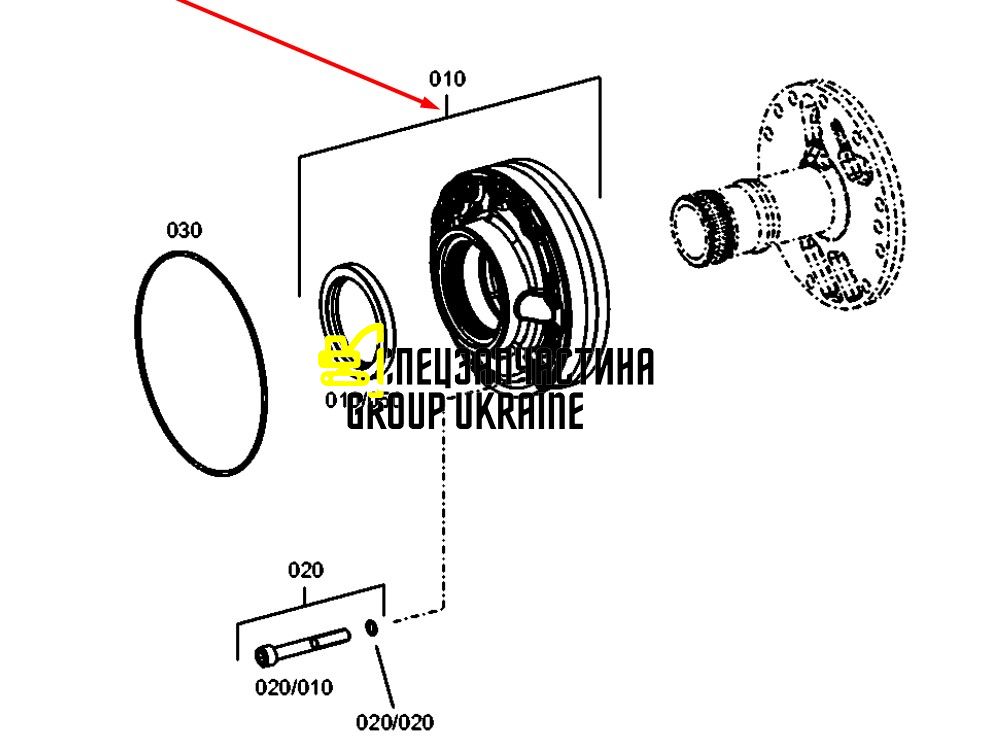 75311398 (0501214895) Насос шестерённый New Holland, ZF