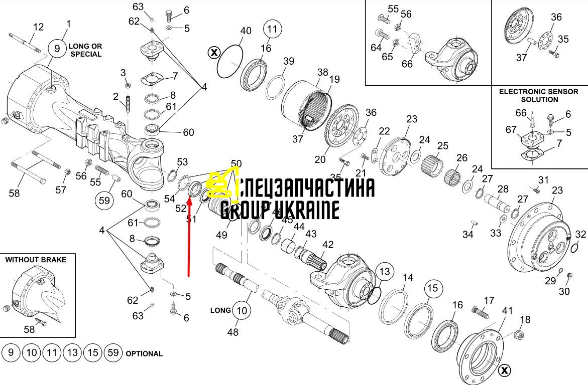 76086047 (005.01.0121) Подшипник New Holland, Dana Spicer 50x90x20