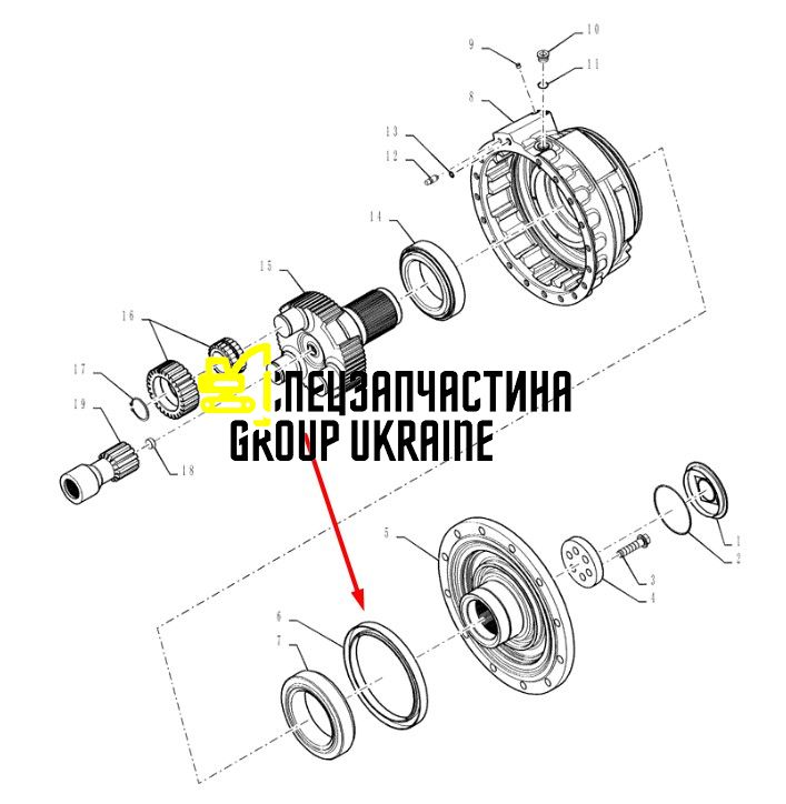 84354761 Уплотнение КПП New Holland