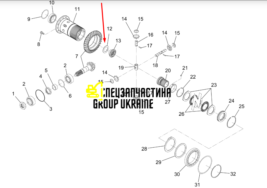 84512561 Шайба New Holland