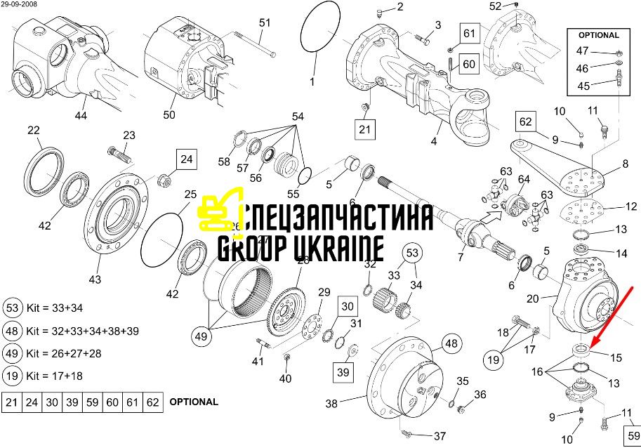 84512776 (278.06.028.01) Подшипник New Holland, Dana Spicer