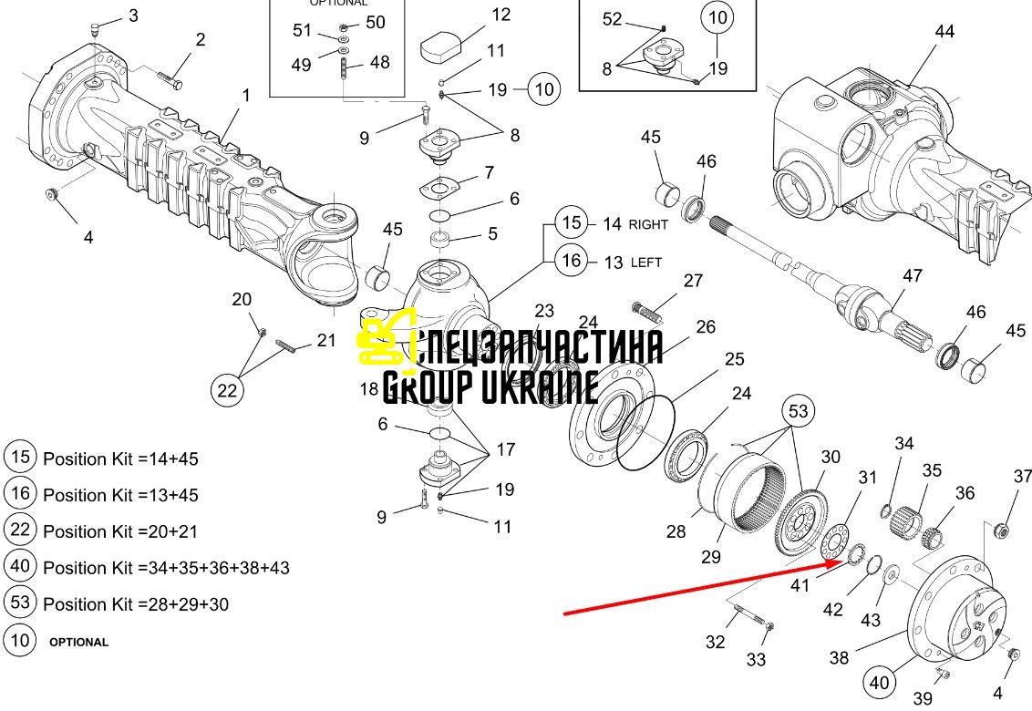84525679 (211.06.024.02) Прокладочное кольцо New Holland, Dana Spicer