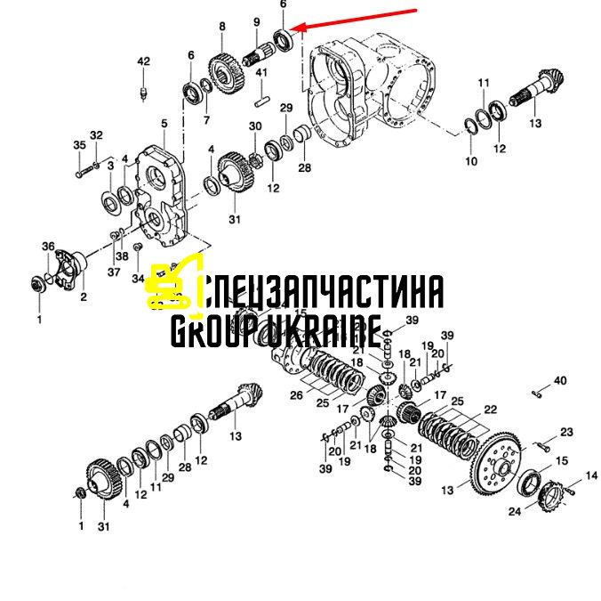 85806909 Підшипник маточини переднього мосту New Holland, Dana Spicer