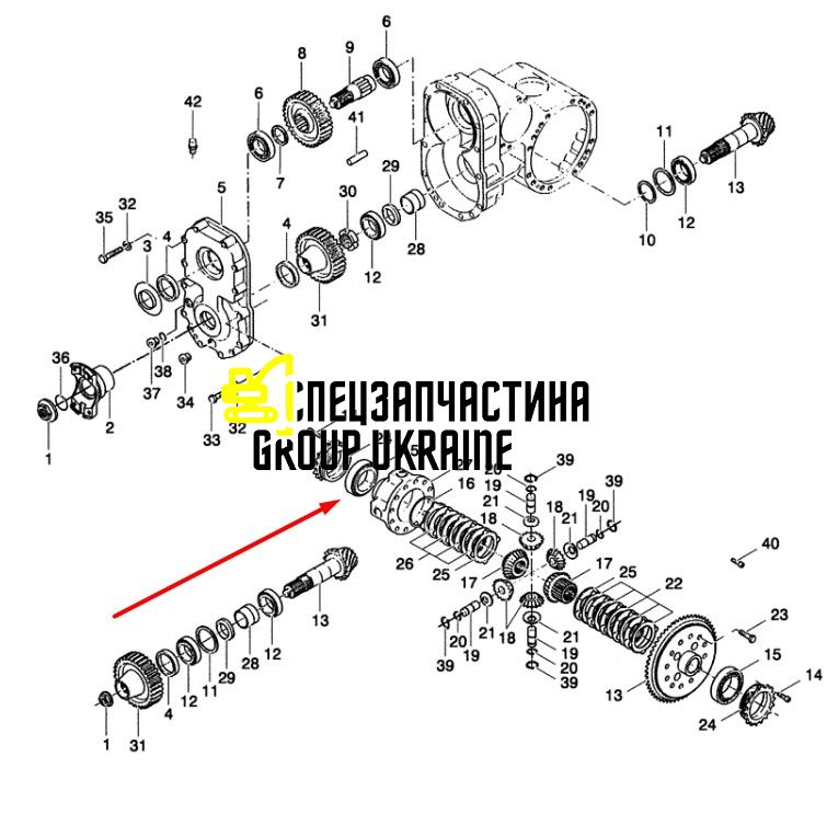 85806925 Подшипник конический в сборе New Holland, Dana Spicer
