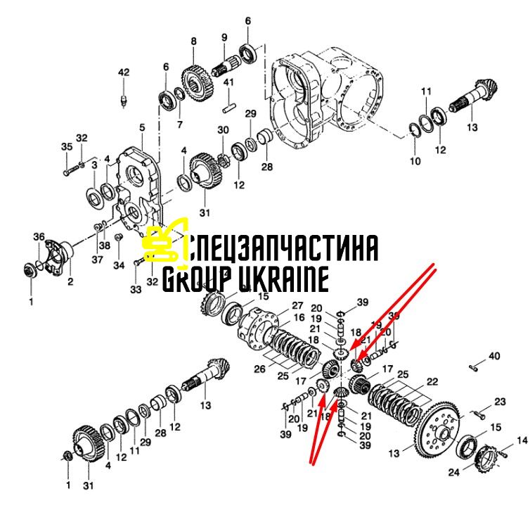 85806930 (47346403) Шестерня дифференциала New Holland, DANA Spicer