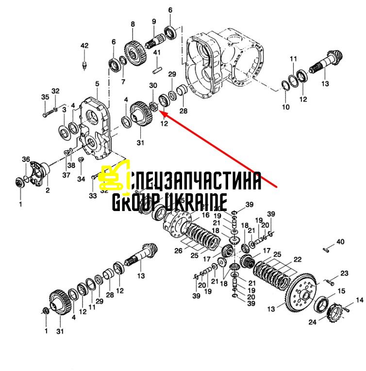 85806942 Гайка New Holland, Dana Spicer