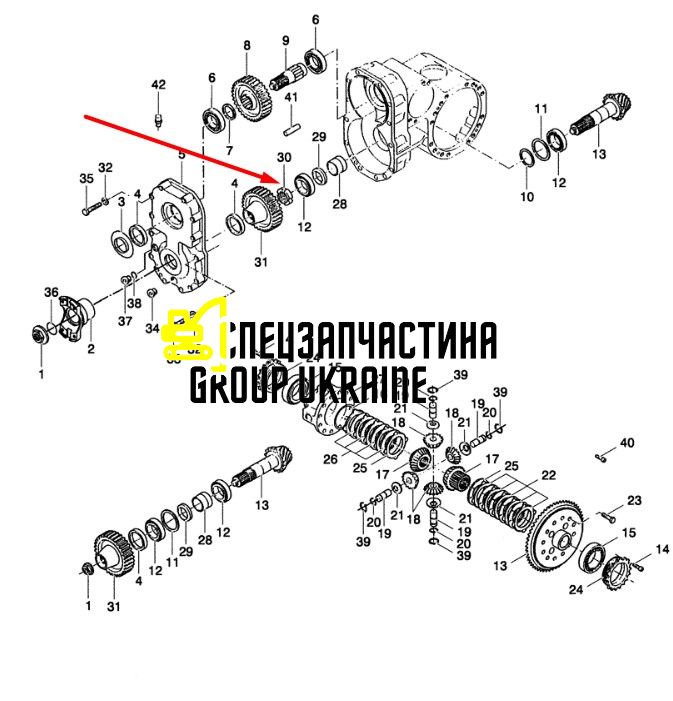 85806943 Шестерня New Holland, Dana Spicer
