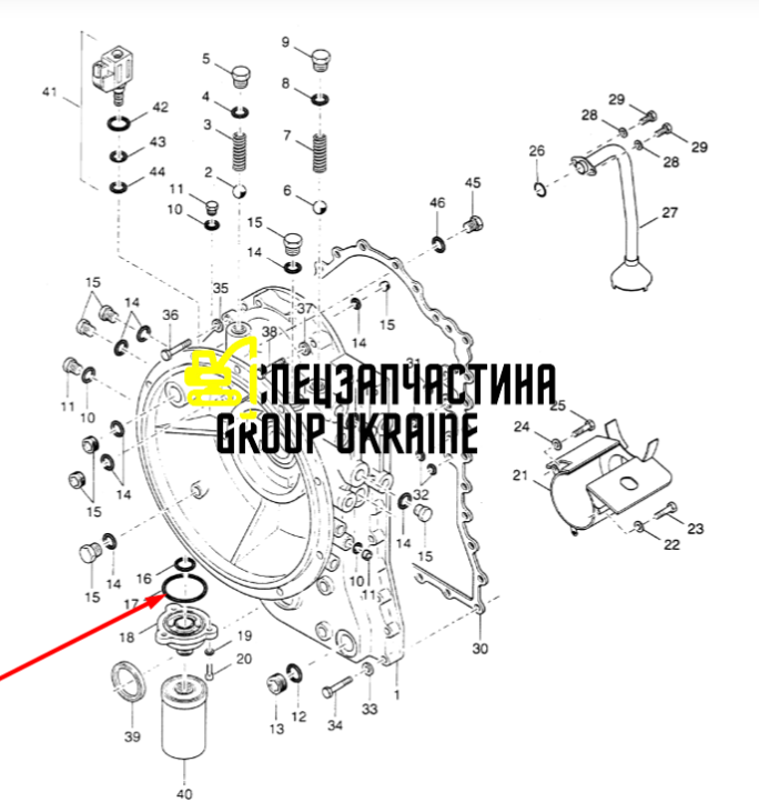Кільце ущільнювача New Holland, CNH