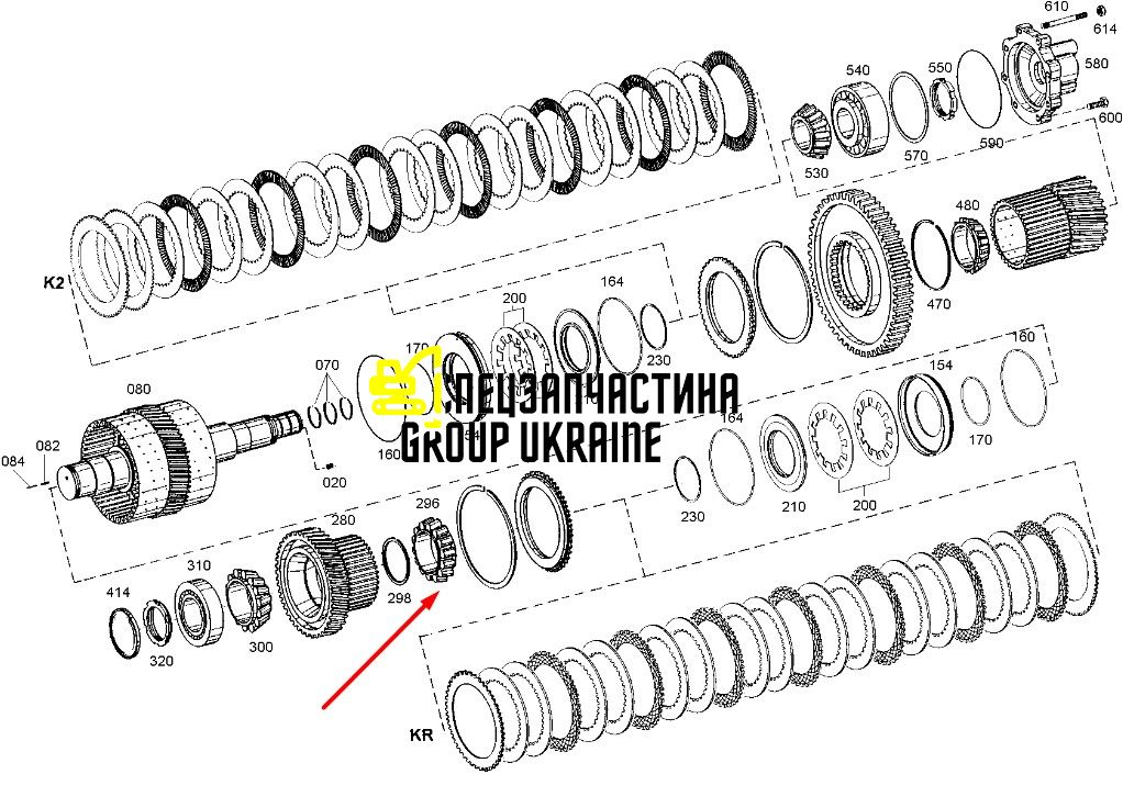 8605436 (0735371923) Роликовый подшипник New Holland, ZF