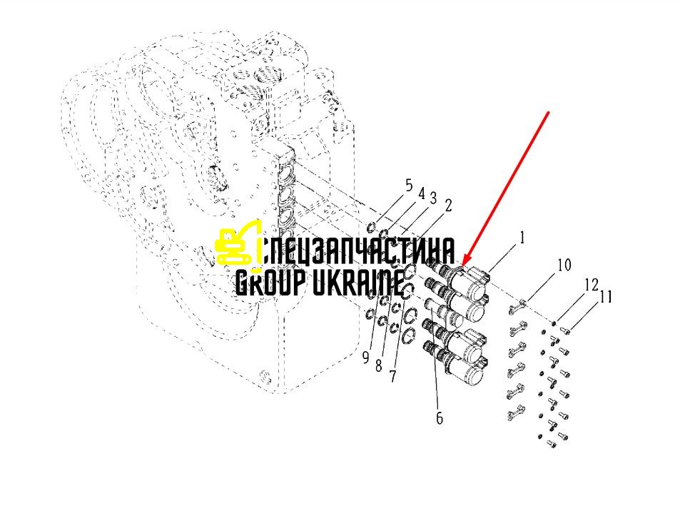 87395083 (5H.4210474) Соленоид New Holland для КПП Dana Spicer Т12000