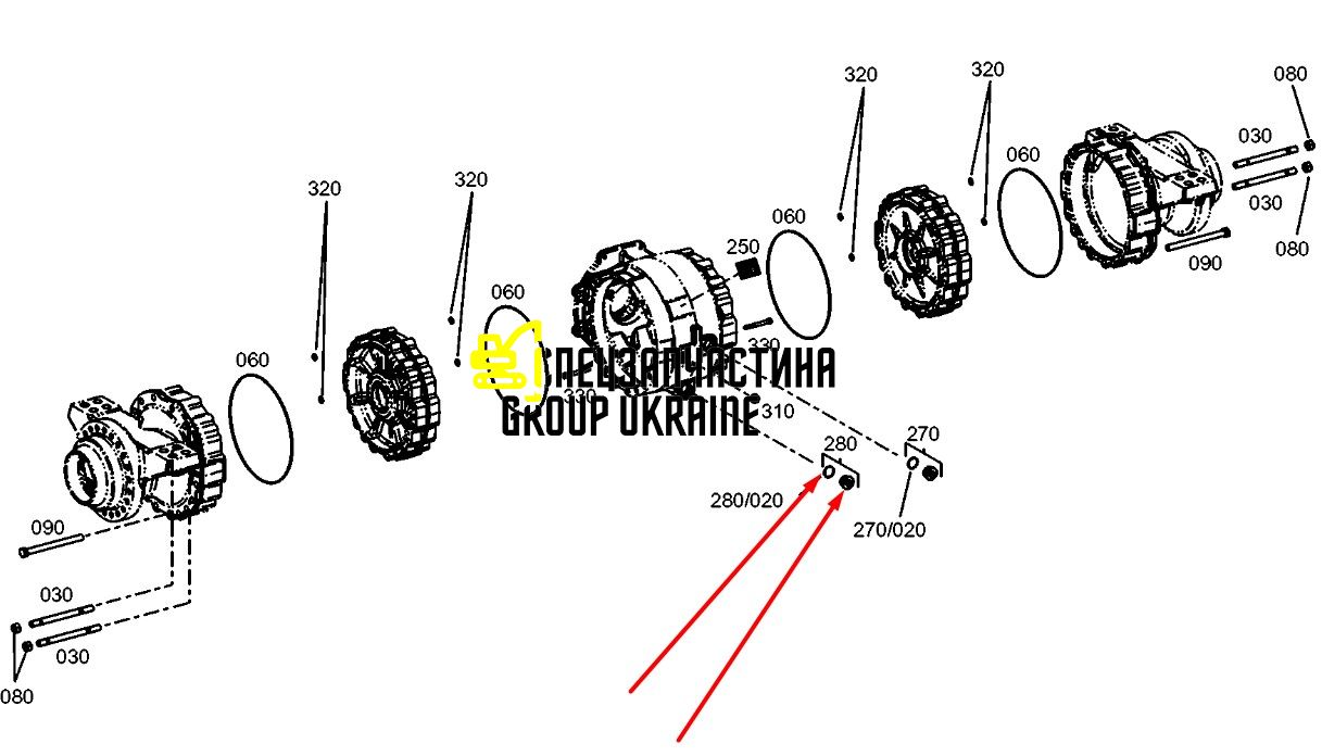 87521428 (0736305211) Пробка New Holland, ZF