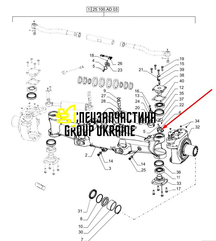 87674612 (770.06.708.01) Датчик положения рулевого управления New Holland, Dana Spicer Т8.390, T8.360, T8050/340/310/MX