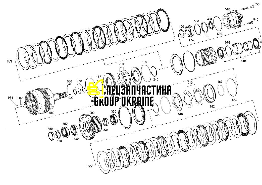 8900130488 (0501314781) Фрикционный диск New Holland, ZF