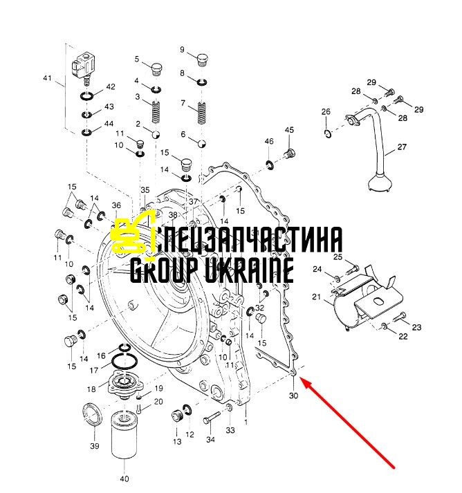 9969002 Прокладка корпуса КПП New Holland 4203901