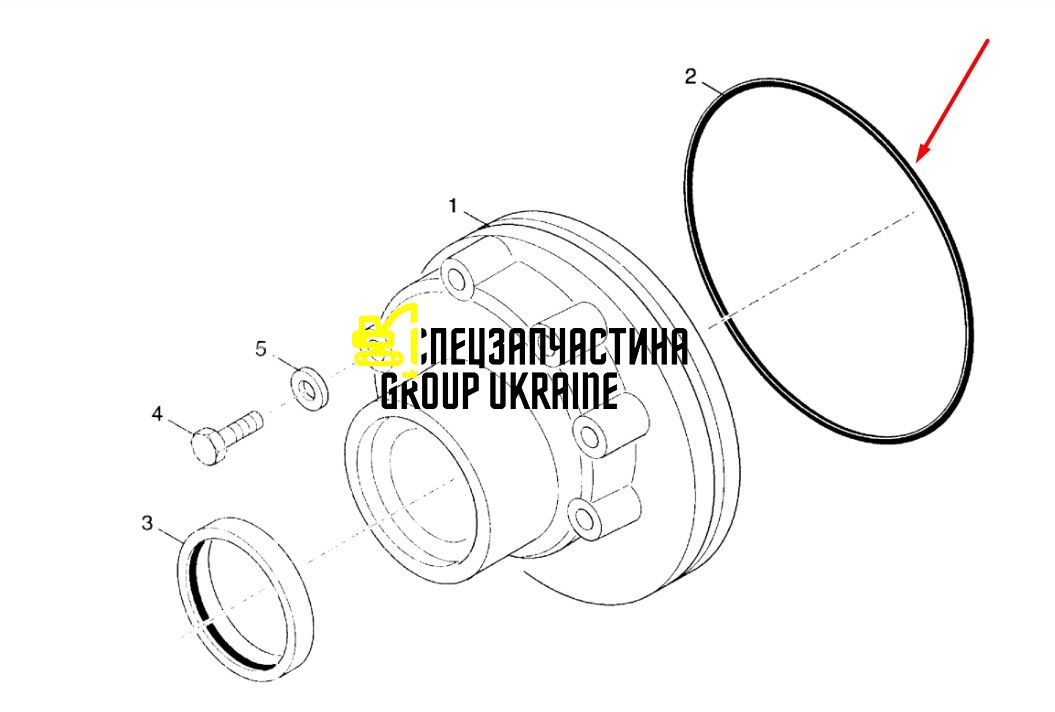 Кільце ущільнювача New Holland, DANA SPICER