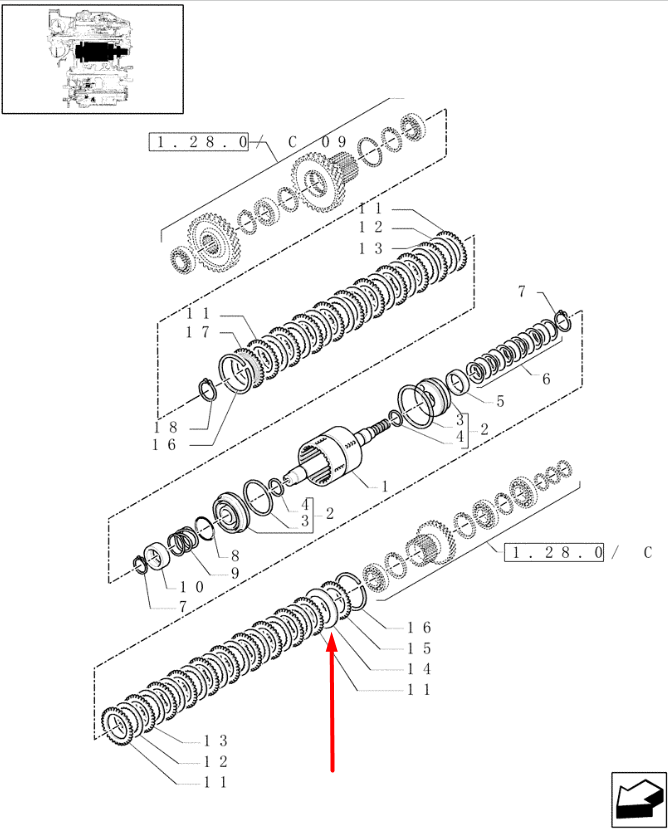 9969072 Корпус пружины New Holland