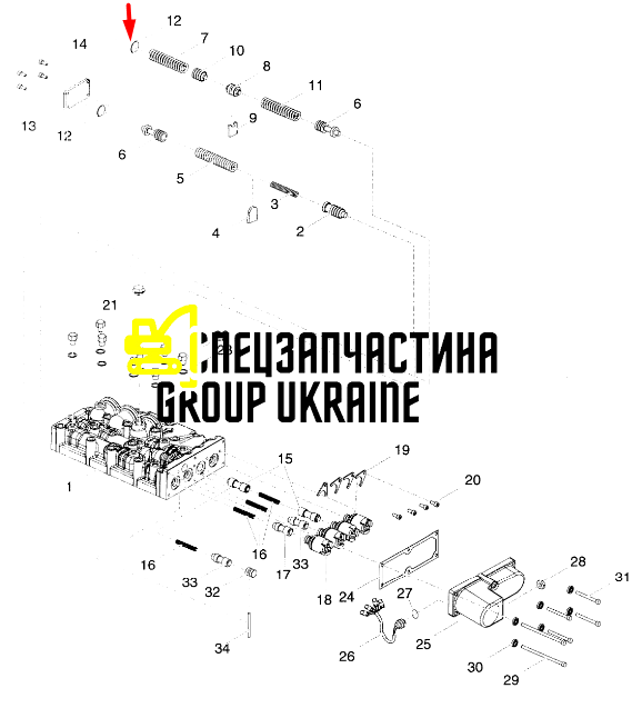 Уплотнительное кольцо New Holland, DANA SPICER