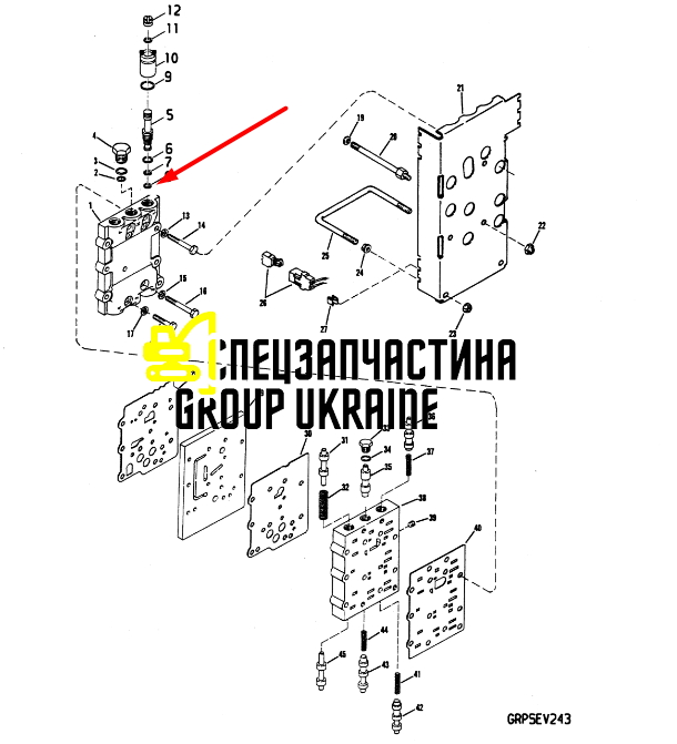 Уплотнительное кольцо New Holland, DANA SPICER