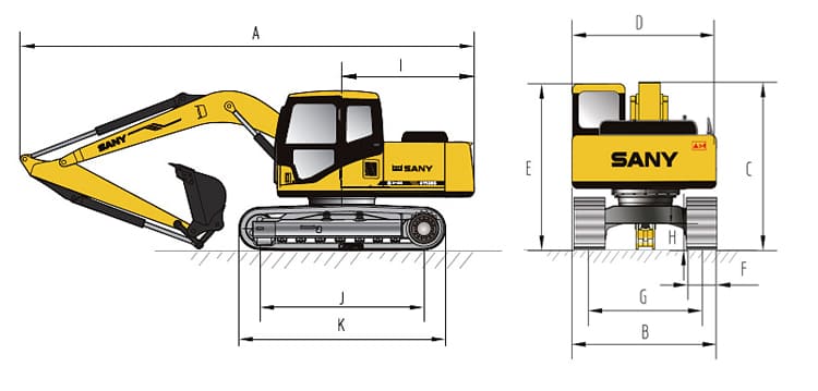 Запчасти гусеничного экскаватора SY205LC, SY215LC, SY240LC, SY245LC, SY265LC, SY245LC-8, SY265LC-9