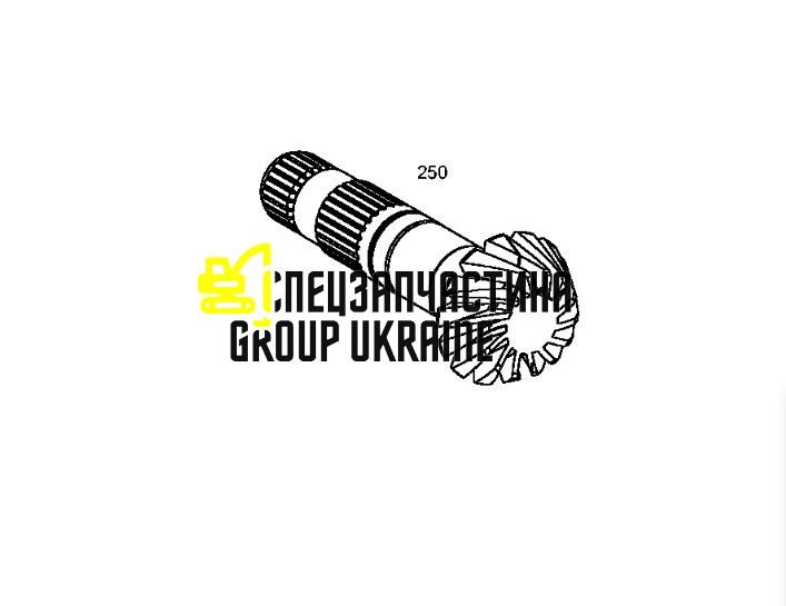 4143316085 (4143316075, 375-4478, T354408, K9001659, 130419-00117) Вал шестерни ZF