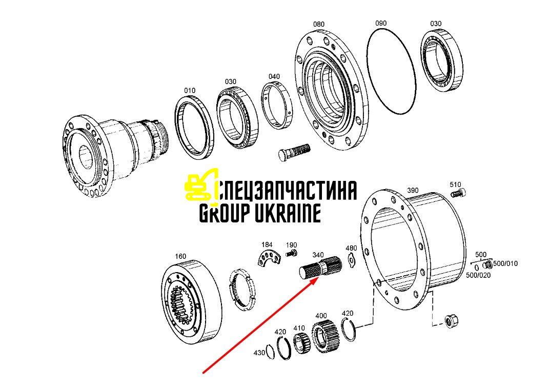 4472319161 Солнечная шестерня Hyundai