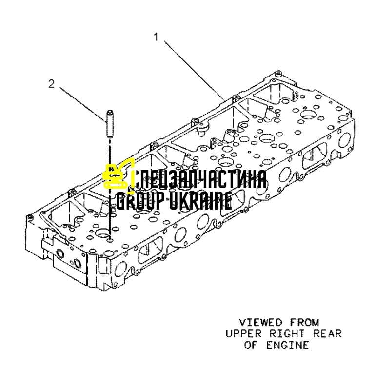 100-8150, 1008150 Направляющая клапана Caterpillar С-12