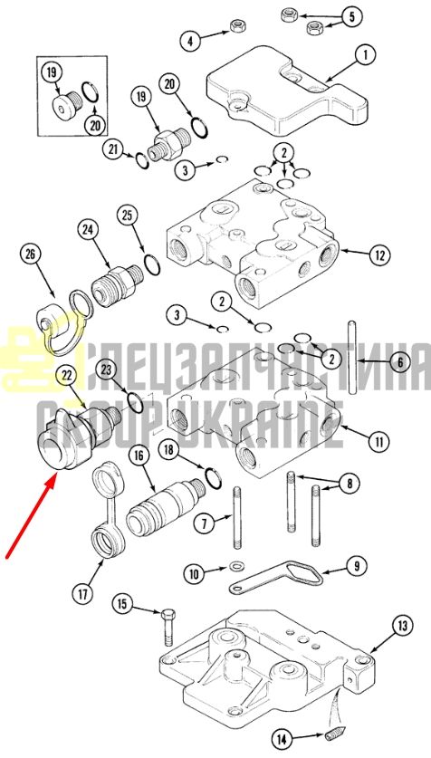 Case 1954145C2 Разрывная муфта 5120, 5130