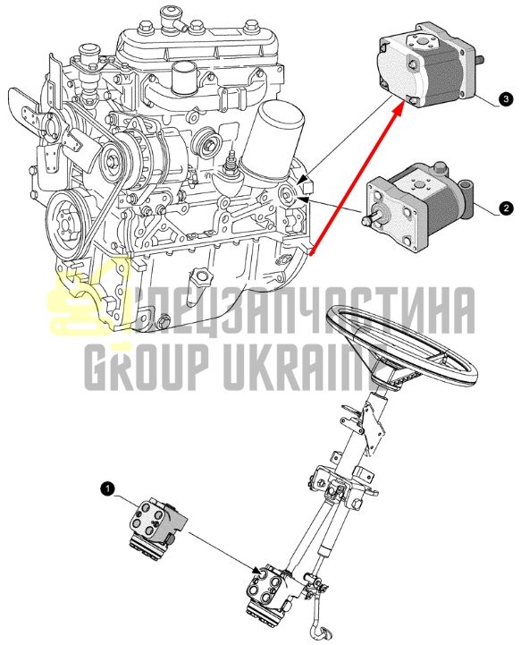 Case 5168841 Гідравлічний насос 10 CC