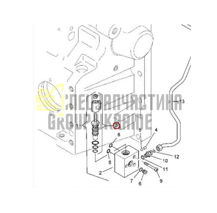 Case 704296A1 Электромагнитный клапан (соленоид)