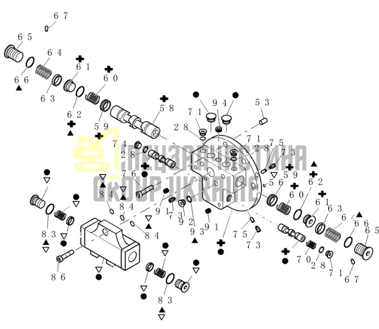72952288 Радиальный подшипник редуктора хода CASE CX20B