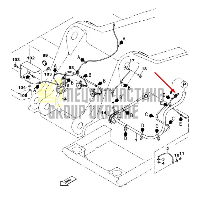 ZF 4472329019 Корпус редуктора