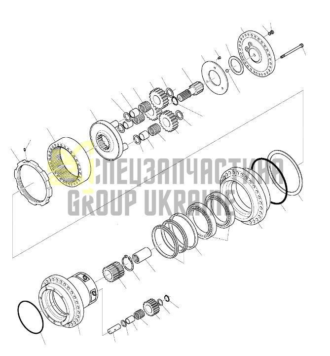 1.216-00017 Подшипник игольчатый DOOSAN DX140