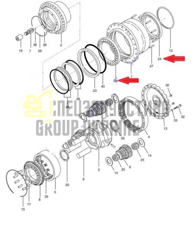 109-00168 Подшипник Doosan