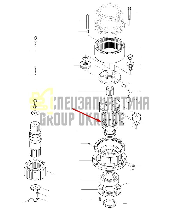 109-00174 Подшипник DOOSAN DX180LC