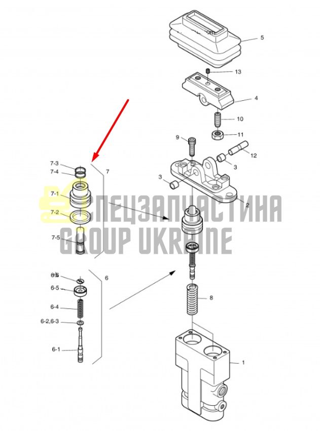 Doosan 1.428-00241A Ремкомплект пальца клапана