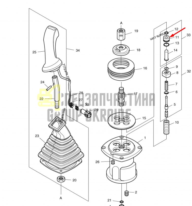 Doosan K9001126 Пробка (заглушка) для DX190W