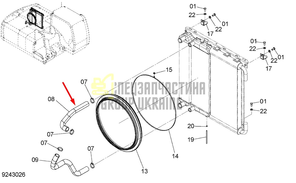 Купить Hitachi 3104767 м для ZX200, ZX220