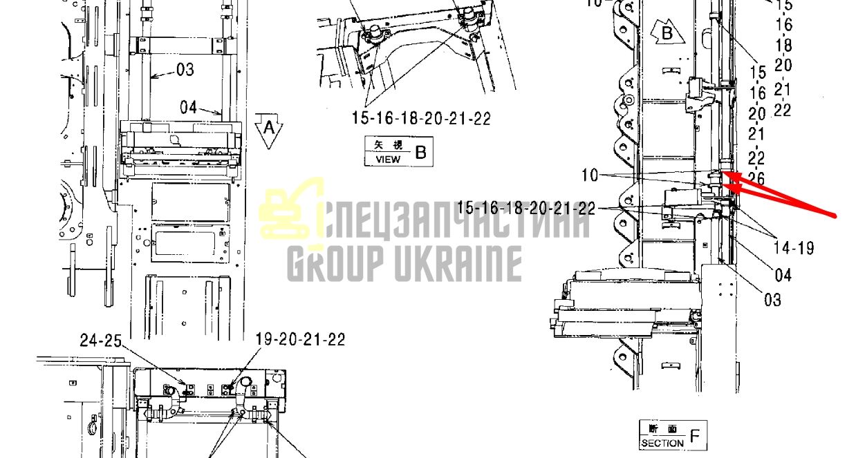 Купить Hitachi 4067833 Муфта маслопровода для EX300, EX400