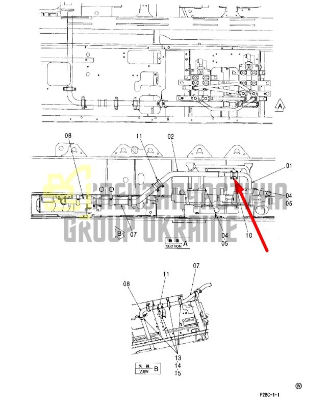 Купить Hitachi 4069801 Муфта маслопровода для EX100, EX150