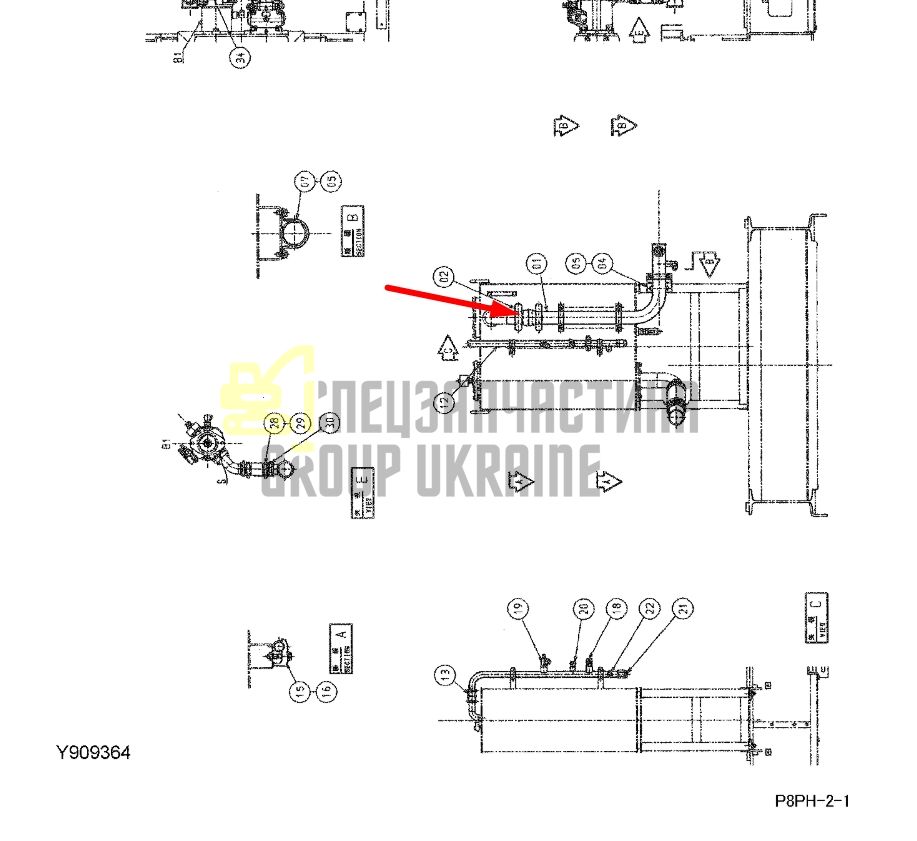 Купить Hitachi 4071215 Муфта маслопровода для EX200, EX220