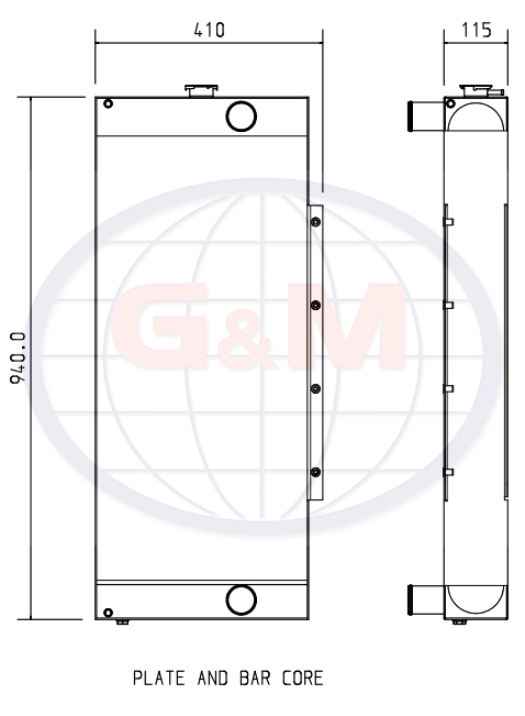 Купить Радиатор масляный JCB 332/C0970 Cooler oil