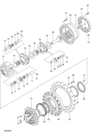Шайба упорная Hitachi 4192910 71402037