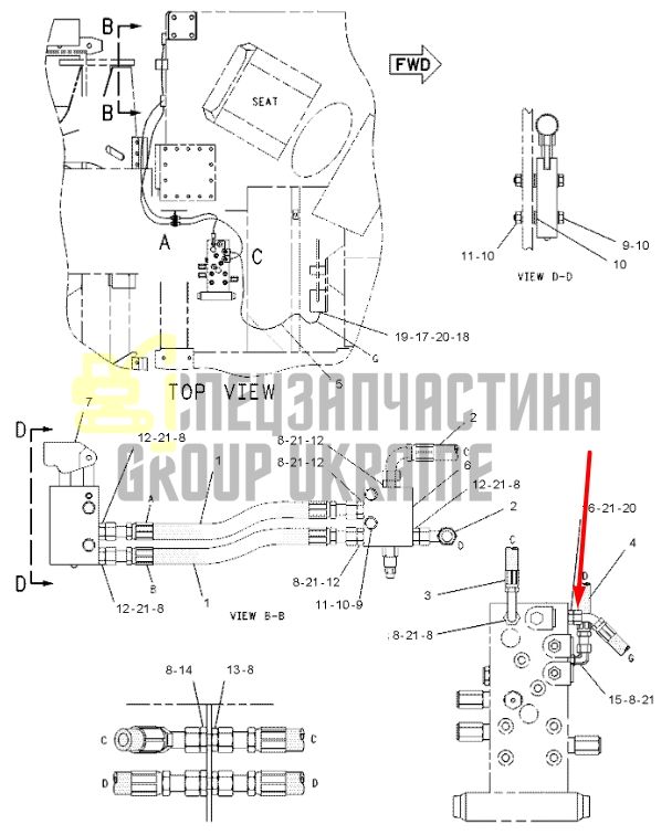 Volvo 1078316 Электромагнитный клапан (соленоид, делитель) SM-350