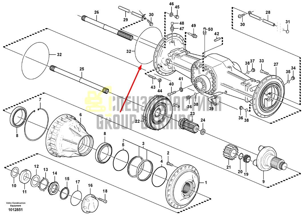 11034910 Уплотнительное кольцо VOLVO L150, L180