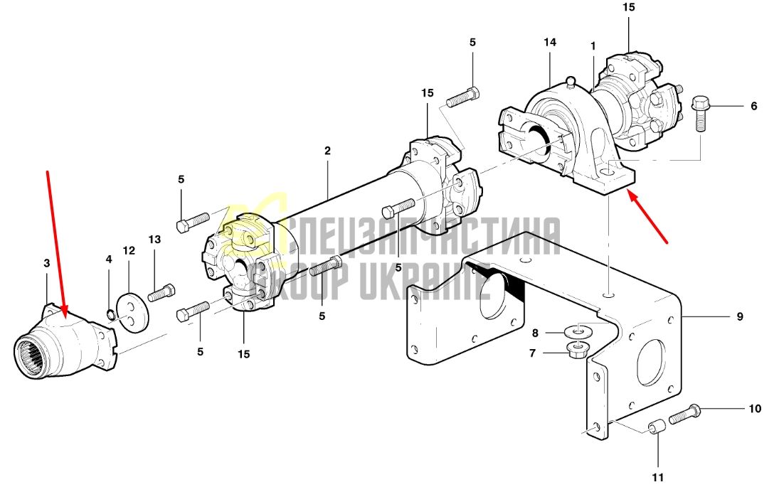 Volvo 12742743 Подшипник в сборе с корпусом G700, G900
